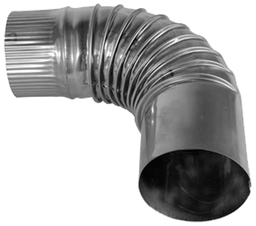 Abgasrohr starr Bogen 90°